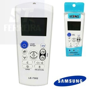 CONTROLE REMOTO AR CONDICIONADO SAMSUNG (LE-7302)