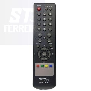 Controle Remoto para TV Lenoxx TV-7019 RC-702 FBTControle Remoto TV Monitor LCD / LED Lenoxx