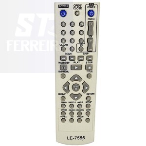 CONTROLE REMOTO DVD LG (LE-7556)