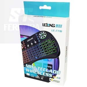 MINI TECLADO WIRELESS AIR MOUSE (LE-7716)