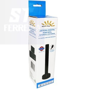 ANTENA DIGITAL PORTÁTIL INTERNA E EXTERNA (N-165).