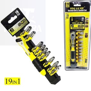 CHAVE CATRACA COM SOQUETES 19 PEÇAS (ATF-2100)