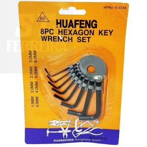 JOGO DE CHAVE ALLEN 08 UNIDADES (ATF-2380)