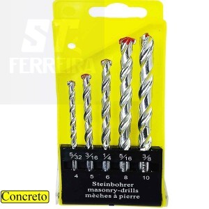 JOGO DE BROCAS PAREDE (ATF-4003)