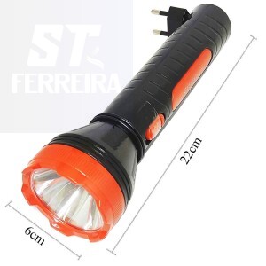 LANTERNA 1 LED RECARREGÁVEL 3w (CRS-3209)