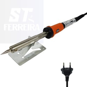 FERRO DE SOLDA PROFISSIONAL 100W / 220V (BAR-58224-8)