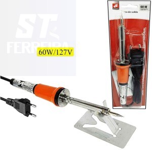 FERRO DE SOLDA PROFISSIONAL 60W / 127V (BAR-58224-5)