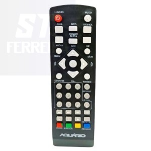 CONTROLE REMOTO CONVERSOR DIGITAL AQUÁRIO (SKY-8015)