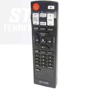 CONTROLE REMOTO SOM LG (LE-7026)